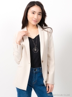 ラチネテーラードデオドラントジャケット/L.GRAY