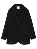 【emmi atelier】ウールボイルジャケット/BLK