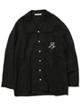 【Joel Robuchon & gelato pique】HOMMEフレンチリネンシャツ/BLK