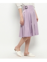 サイドサッシュベルトスカート/ブルー系(095)