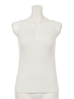 アイレットニットタンク/ホワイト