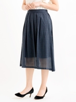 スクエアレーススカート/オフ