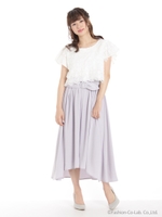 レース共ベルトヘムドッキングOP/チェリーピンク