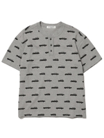 【GELATO PIQUE HOMME】モチーフプリントプルオーバー/GRY