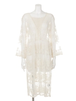 【ANAP】カットワークレースワンピース/ホワイト(001)