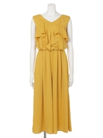 フリル切替コンビネゾン/ネイビー