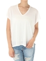 【AZUL by moussy】両Vネックドルマンプルオーバー/YEL