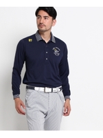 メッシュ切り替えカノコポロシャツ/ホワイト(001)