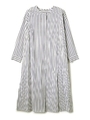 クルーネックシャツワンピース/ホワイト1(031)