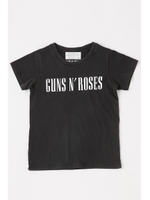 【KIDS】GUNSロゴモチーフ半袖Tシャツ/BLK