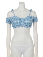 [shore kulani]パフスリーブビキニ/BLU