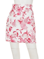 フルーツ花柄タイトスカート/A