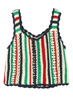 KNIT TANK TOP/ホワイト