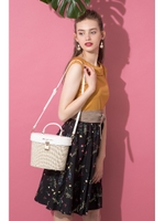 TIE-OBI FLORAL SK/ブラック(010)