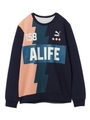ALIFE SOCCER CREW SWEAT 570455-03/04/07/ネイビー