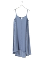 ・Aラインキャミソールワンピース/ライトブルー