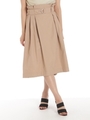 ラッピングフレアスカート/ベージュ