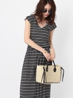 リブボーダーセットアップ/ブラック