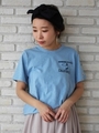 チャンピオン×スヌーピープリントTシャツ/サックス