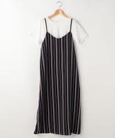 ストライプキャミワンピ×インナーセット