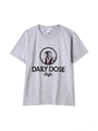 Daily Dose Cafe コラボサルロゴTシャツ/グレー(020)