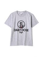Daily Dose Cafe コラボサルロゴTシャツ/グレー(020)