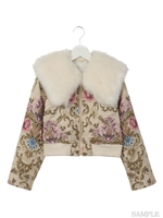 NOBLE KITTENブルゾン/ベージュ