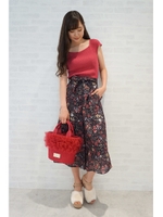 コンパクトリブトップス　/ブルー(110)