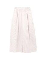 ストライプワイドパンツ/ベージュ