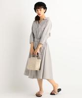 タイプライターシャツワンピース