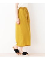 タッセルベルト付きスカンツパンツ/マスタード(033)