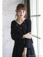 ポンポンフラワーＶ　Ｐ／Ｏ/クロ