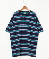 レトロボーダーラガーTワンピース