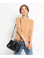 [L]UVニットカーディガン/ライトオレンジ(066)