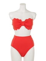 【Marie Hill】スカラップビキニ/イエロー