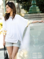 アシメBIG Tシャツ[SPORTS/スポーツ]【2017SPRING】/オフホワイト