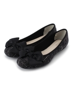 アソートリボンバレエシューズ/ブラック(819)