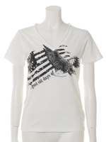 リバースアメリカンTシャツ/ホワイト