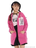 ロックＢｅａｒアップリケＢｉｇパーカー/ホワイト