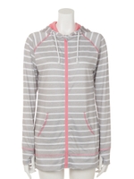 杢ボーダーラッシュパーカー/ハイ