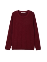 BALBOAクルーネックニット/ワイン1(071)