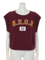 NEONスウェットトップ/ボルドー