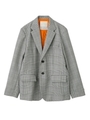 PLAID TAILORED JACKET/ベージュ