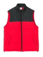 PUFF VEST/レッド