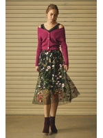 《BLANCHIC》ツインニットカーディガン/ベリーピンク(090)