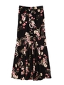 《Patron of Peace》クラシックフラワーマキシスカート/ブラック(010)