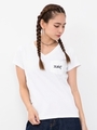 【WEB限定】LOGO V-NECK S/S TEE/アッシュ