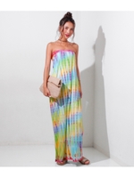 【anap mimpi】タイダイベアマキシワンピース/GRN