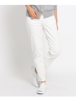 ストレッチホワイトデニムパンツ/ホワイト系(002)