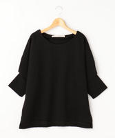 [WEB限定]リップルドルマンプルオーバー